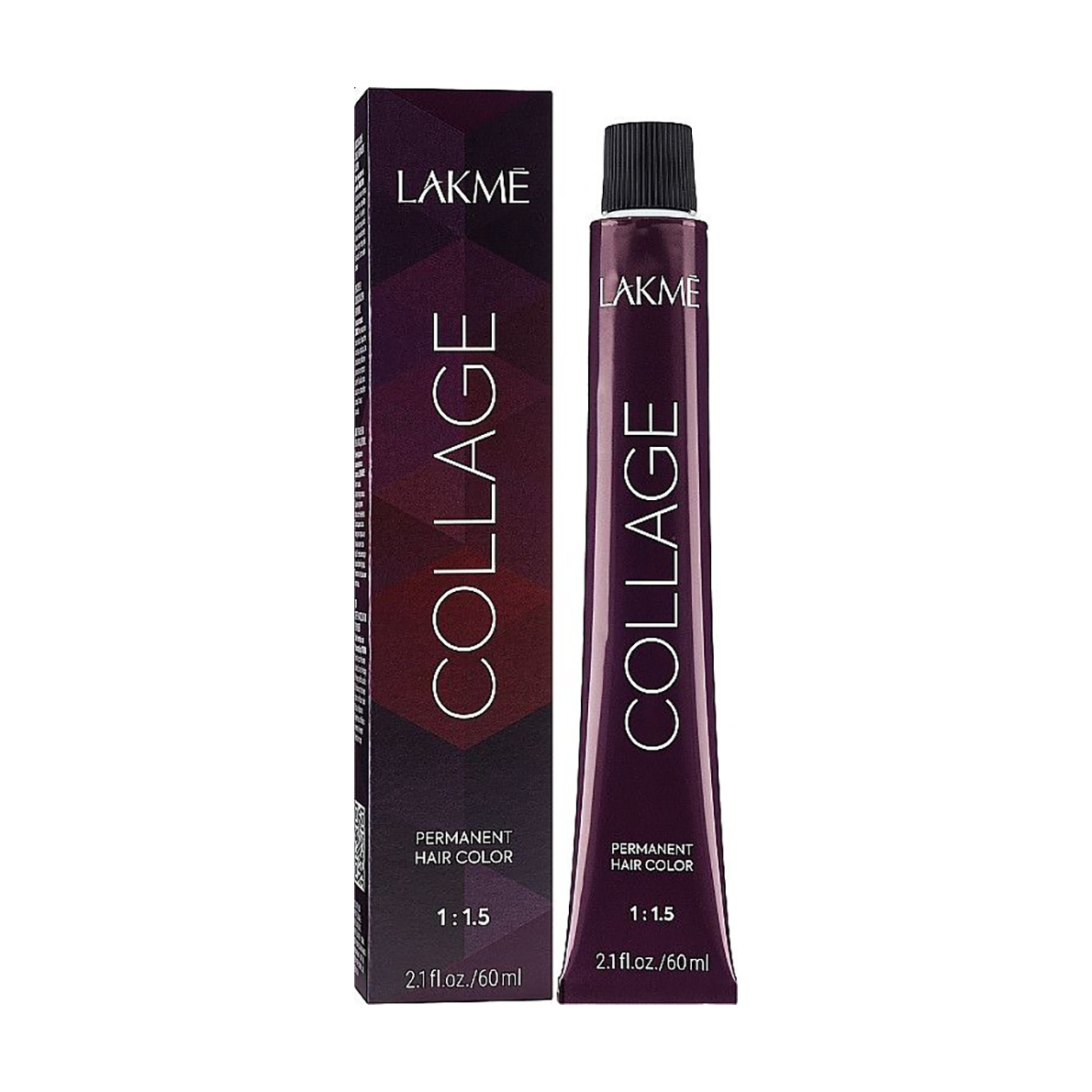 Перманентна фарба для волосся Lakme Collage Creme Hair Color 7/45 Mahogany Copper Medium Blonde, 60 мл